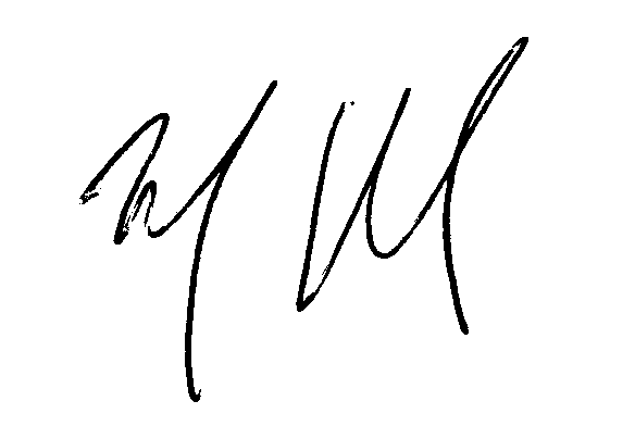 Signature of Matthew Cockburn