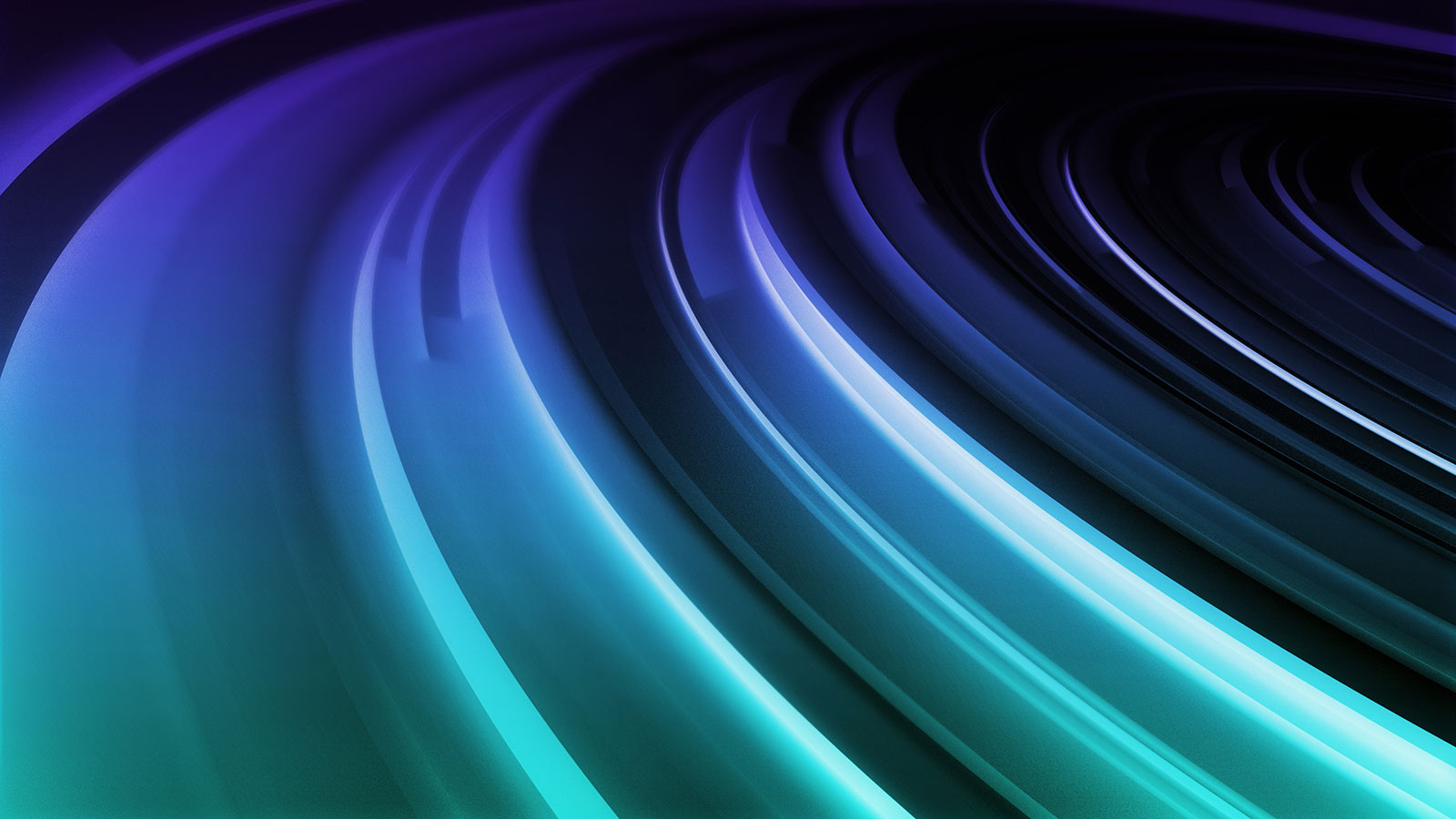 Image of curved lines with a purple to green gradient starting from the top to bottom