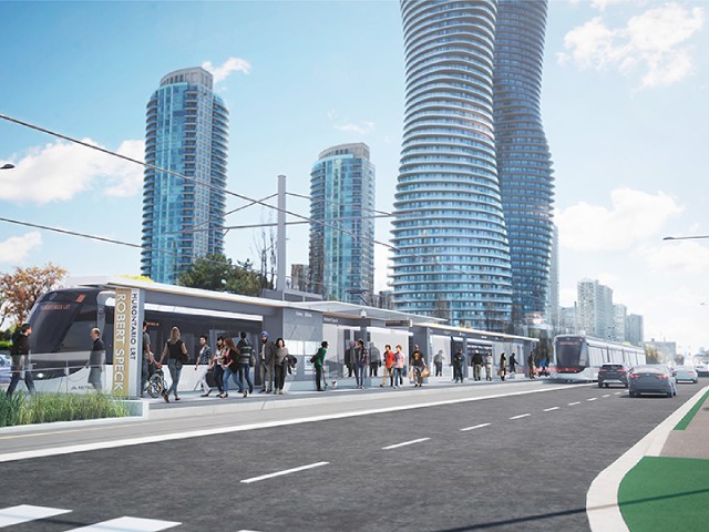 Hurontario Light Rail Transit Station