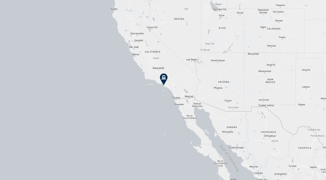 Project location marked on a map showing a section of the western United States