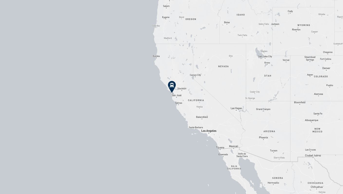 Project location marked on a map showing a section of the western United States