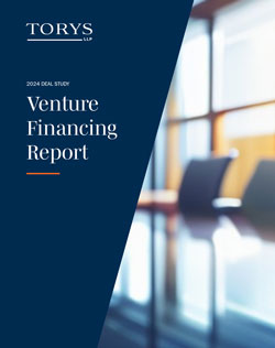 Torys LLP - 2024 Deal Study - Venture Financing Report - Cover