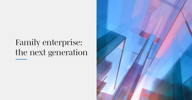 Family enterprise: the next generation