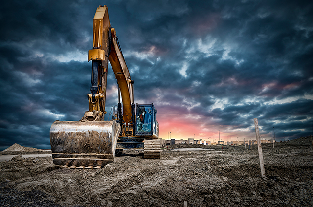 An excavation vehicle